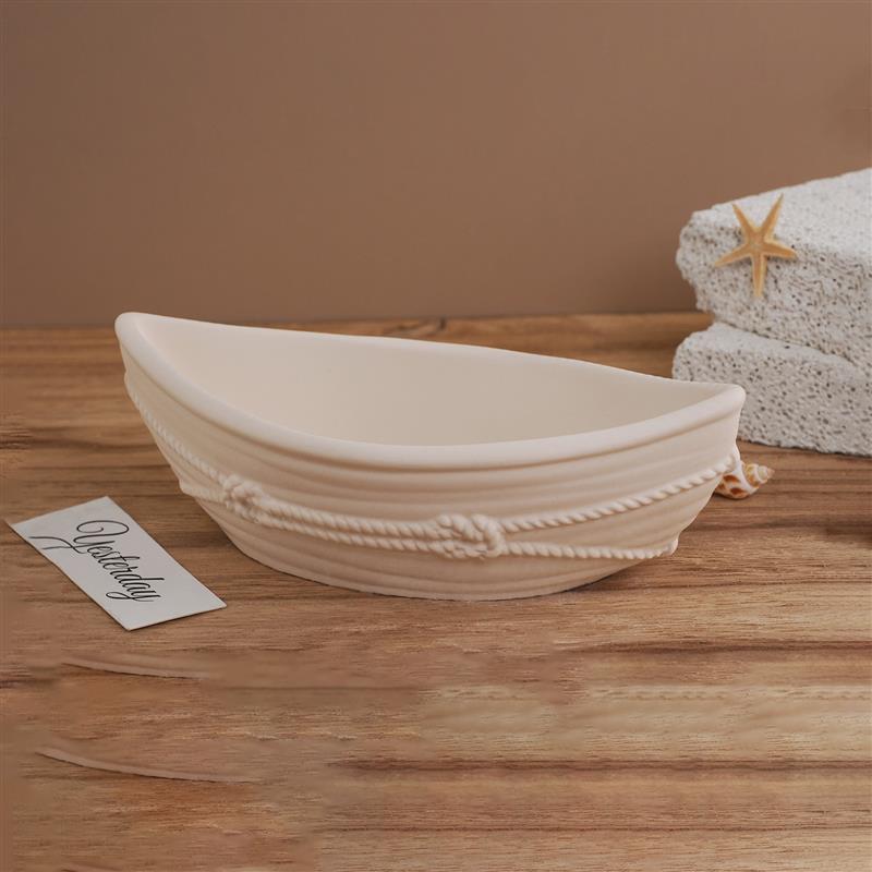 Candle Supplies Jars - Silicone Candle Vessel Mold Oval Bowl