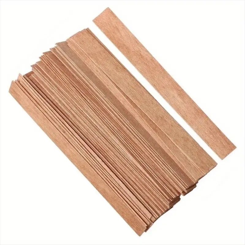 Candle Supplies Jars - 50/100 set wooden candle wicks with