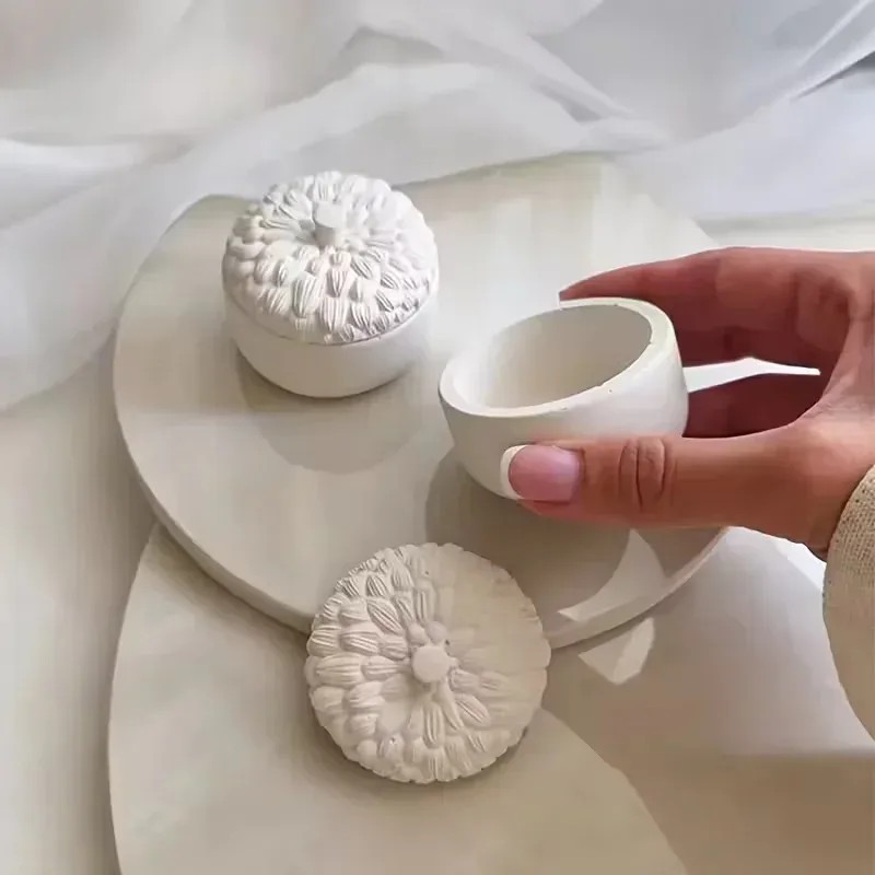 Candle Supplies Jars - christmas pinecone shape silicone mould for