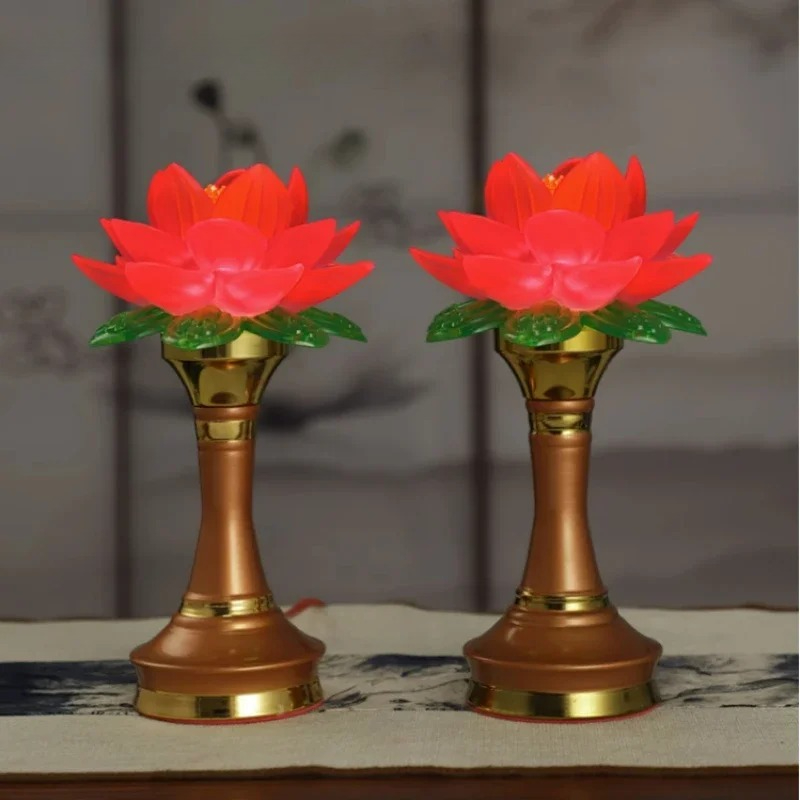 Candle Supplies Europe - Colorful Simulated Candlestick Guanyin Bodhisattva Offering