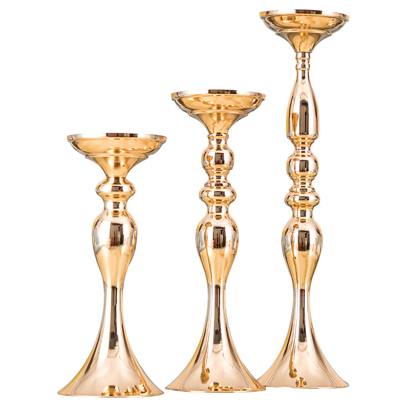 Candle Supplies Europe - 3 Colors Metal Mermaid Candlestick Candle