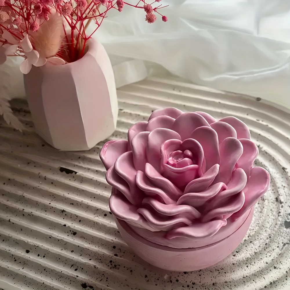 Silicone molds for floral resi - đánh giá và giá Candle Supplies Jars