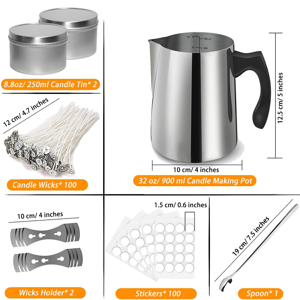 Candle Making Starter Kit Supp - đánh giá và giá Candle Supplies Jars