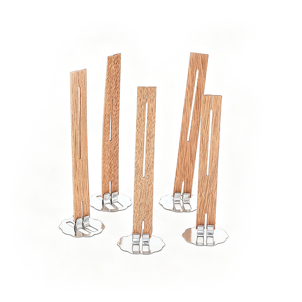 5pcs Natural Slotted Wooden Ca - đánh giá và giá Candle Supplies Beeswax
