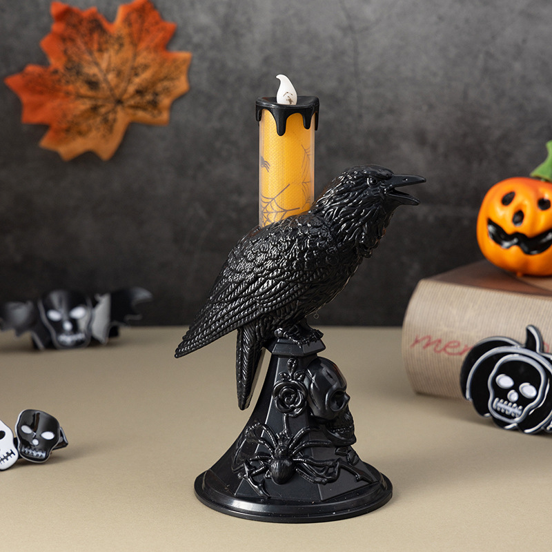 Black Crow Statue Candlestick  - đánh giá và giá Candle Supplies Europe
