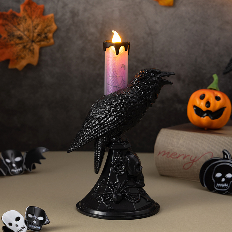 Black Crow Statue Candlestick  - đánh giá và giá Candle Supplies Europe