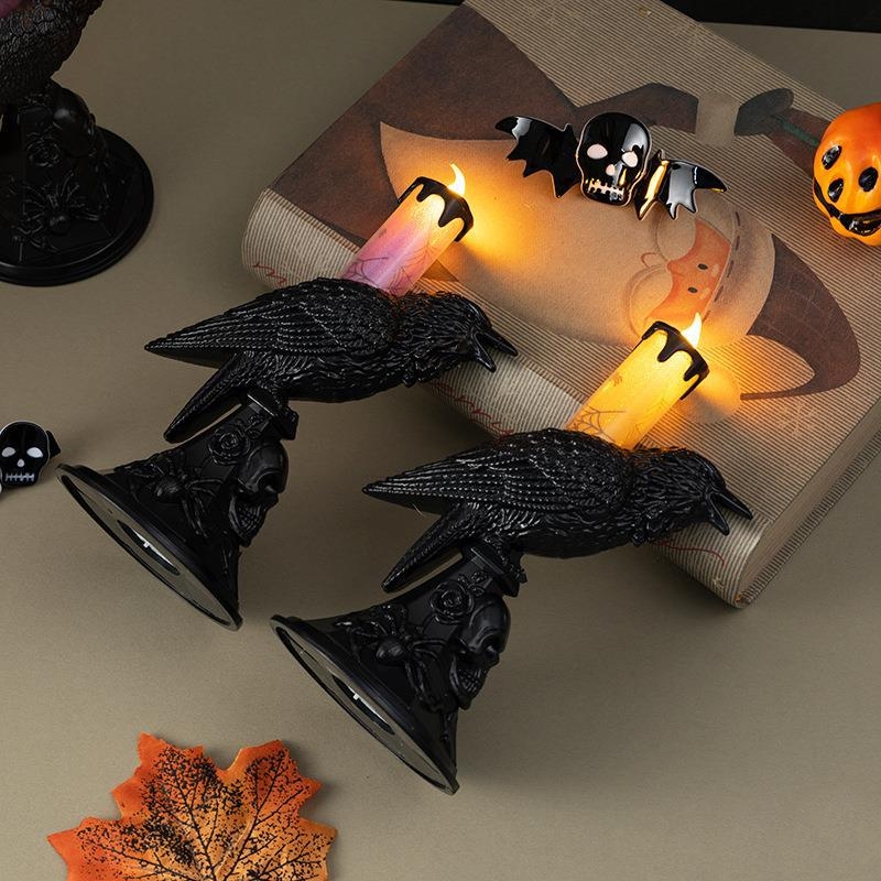 Black Crow Statue Candlestick  - đánh giá và giá Candle Supplies Europe