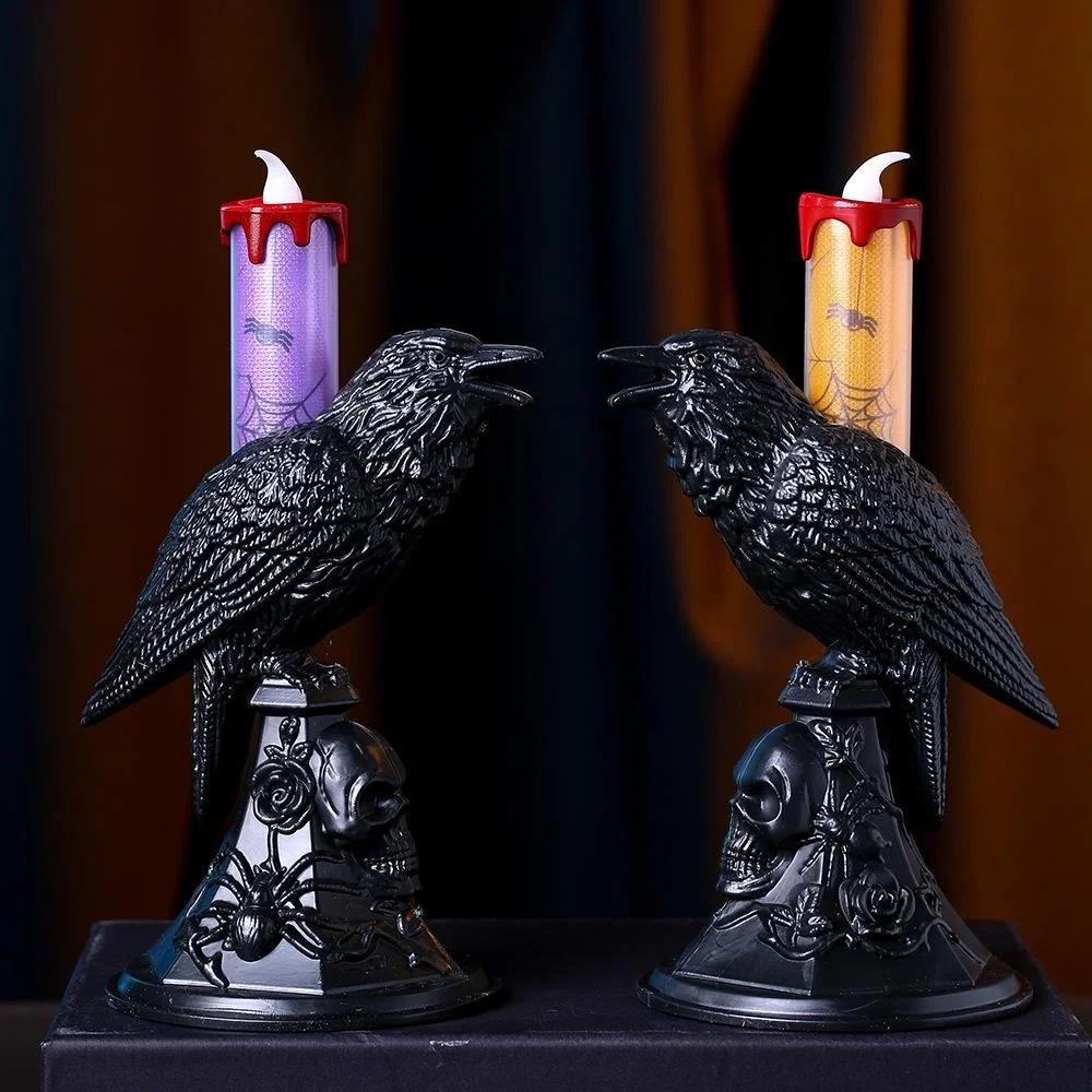 Black Crow Statue Candlestick  - đánh giá và giá Candle Supplies Europe