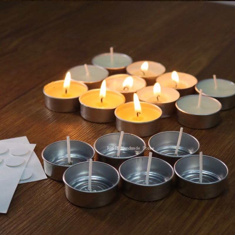 Empty Tea Wax Circular Aluminu - đánh giá và giá Candle Supplies Jars