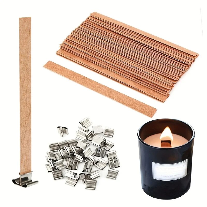 30pcs High Quality Wooden Cand - đánh giá và giá Candle Supplies Beeswax