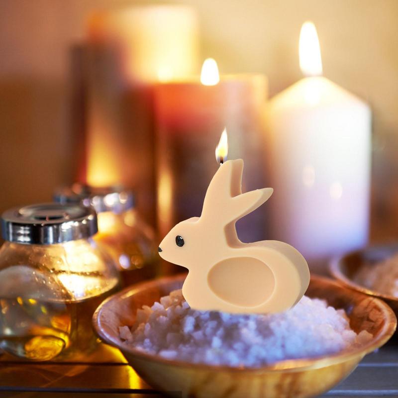 Rabbit Silicone Mold Bunny Sha - đánh giá và giá Candle Supplies To Make Candles
