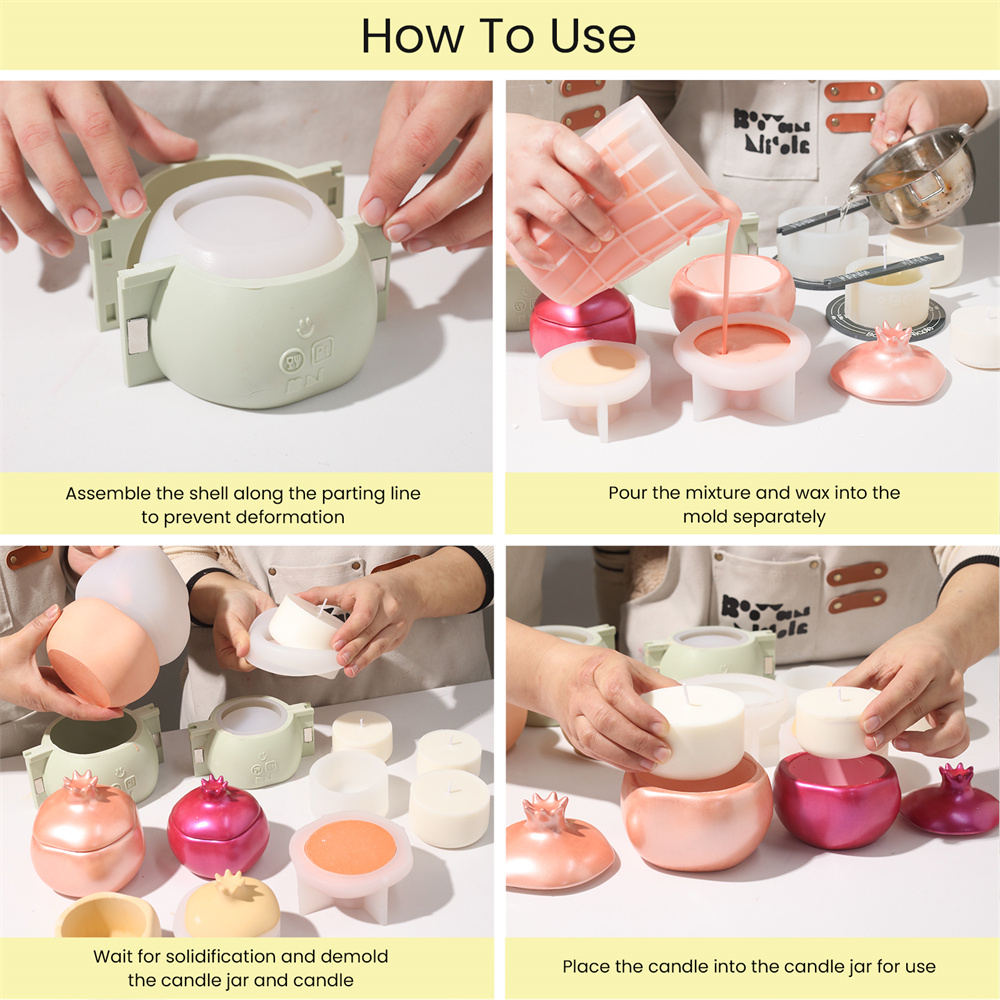 Nicole Pomegranate Concrete Ca - đánh giá và giá Candle Supplies Jars