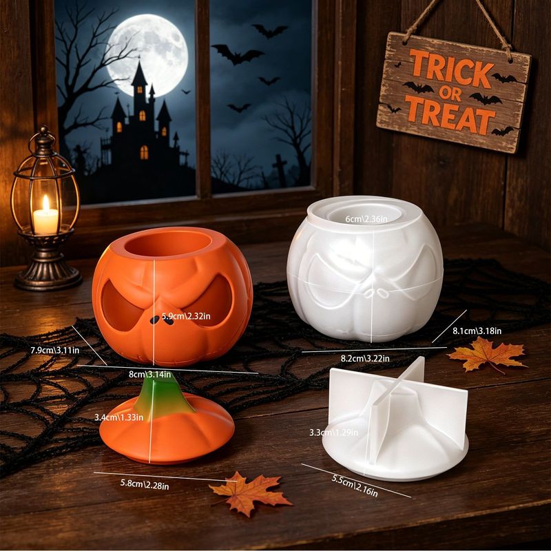 2Set of pumpkin storage jars w - đánh giá và giá Candle Supplies Jars
