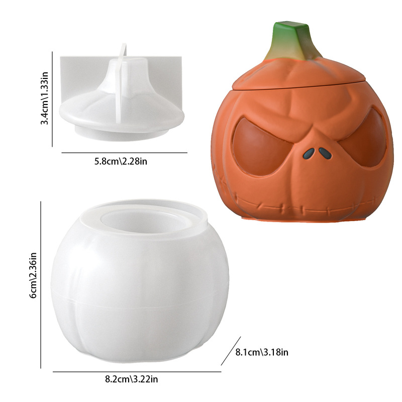 2Set of pumpkin storage jars w - đánh giá và giá Candle Supplies Jars