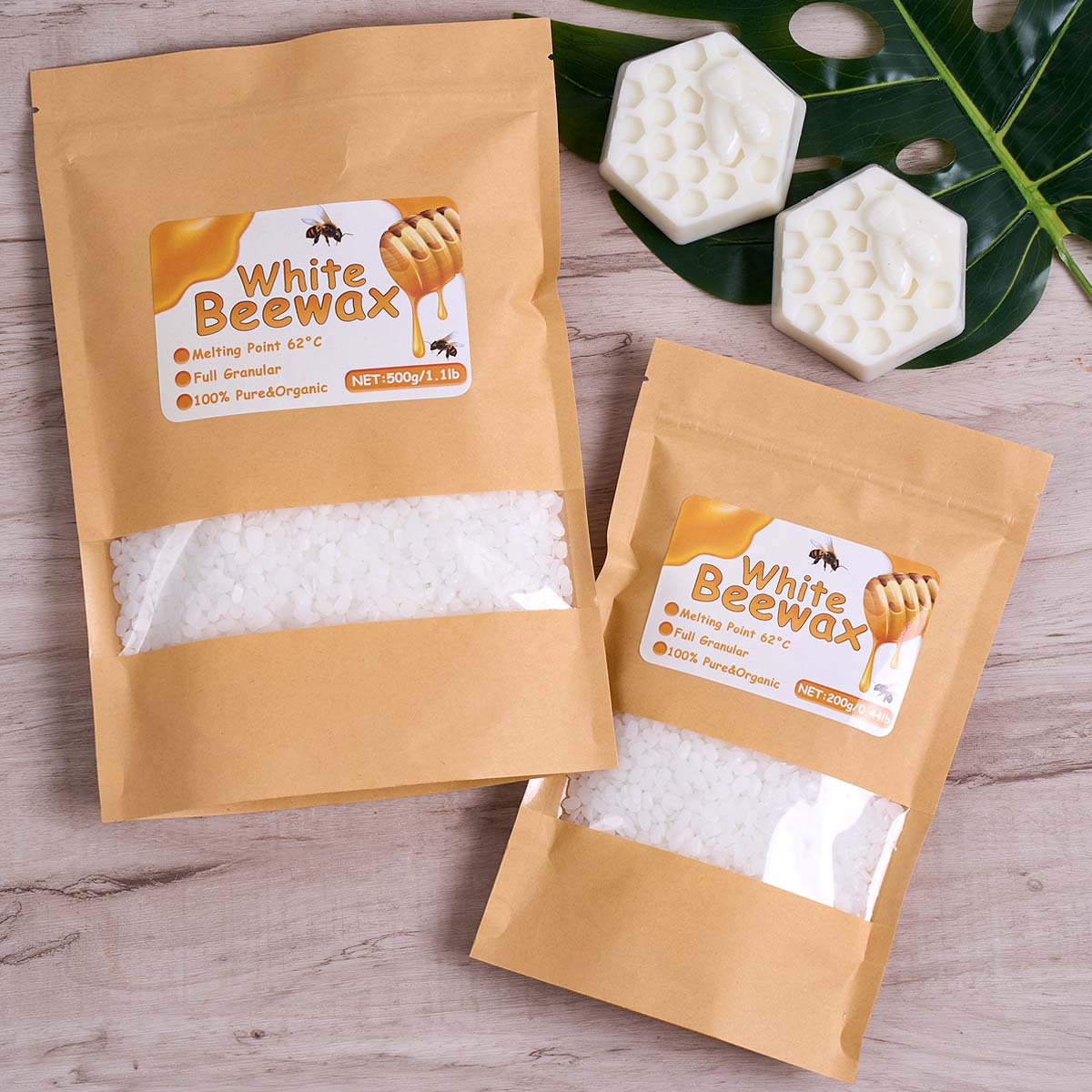 1000g White Beeswax DIY Candle - đánh giá và giá Candle Supplies Beeswax