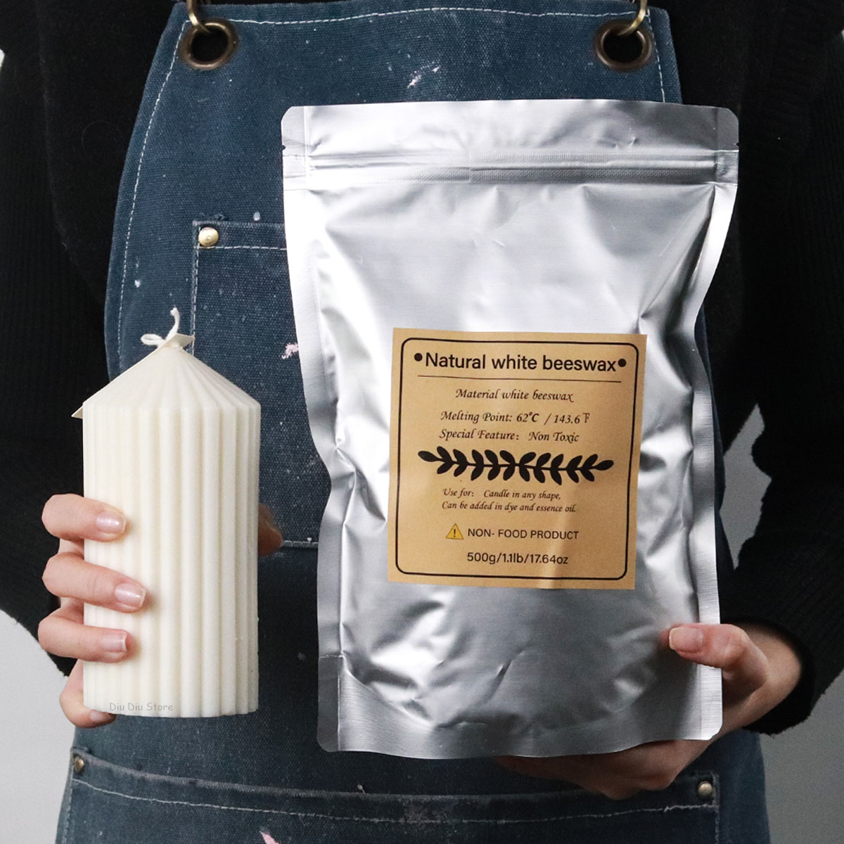 White Beeswax Pure Natural Gra - đánh giá và giá Candle Supplies Beeswax