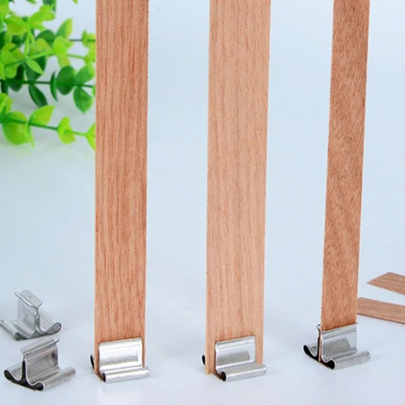 50/100 set wooden candle wicks - đánh giá và giá Candle Supplies Jars