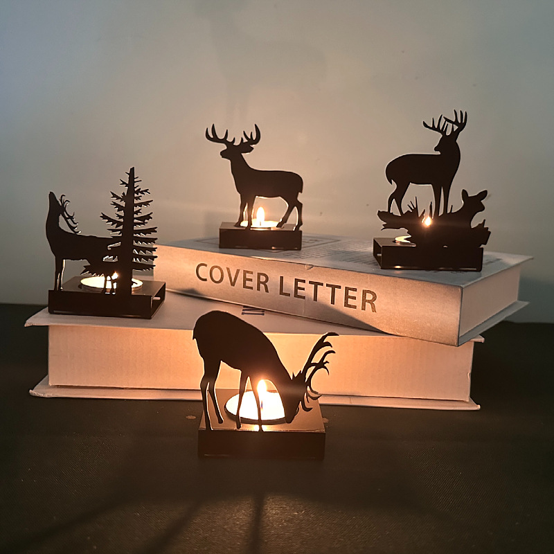 Metal Elk Candlestick Home Chr - đánh giá và giá Candle Supplies Europe