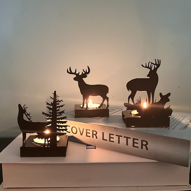 Metal Elk Candlestick Home Chr - đánh giá và giá Candle Supplies Europe