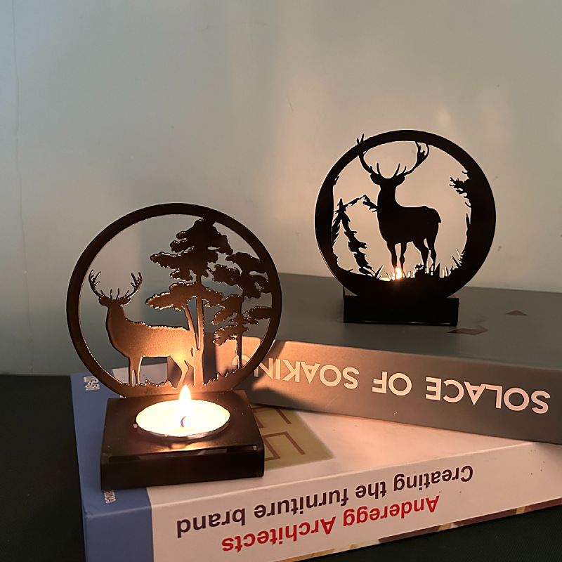 Metal Elk Candlestick Home Chr - đánh giá và giá Candle Supplies Europe