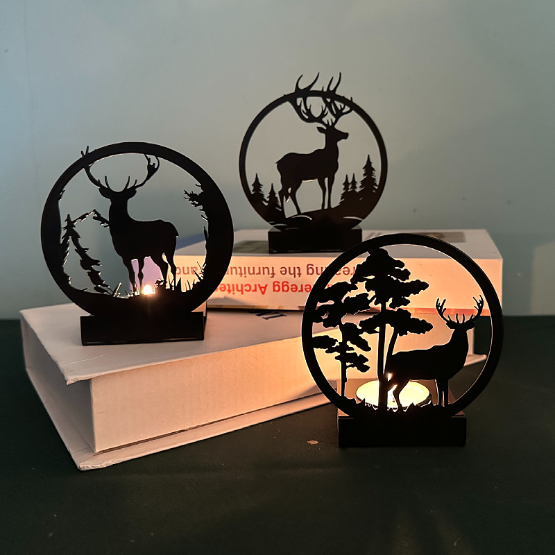 Metal Elk Candlestick Home Chr - đánh giá và giá Candle Supplies Europe