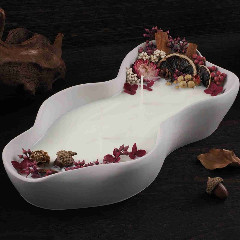 DIY Irregular Wave Candle Bowl - đánh giá và giá Candle Supplies Jars