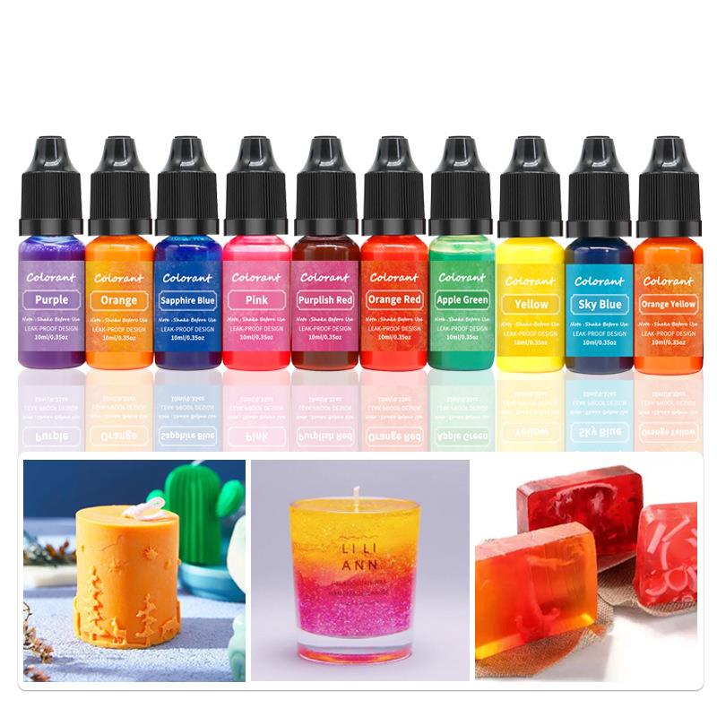 20 Colors 10ml Candle Wax Pigm - đánh giá và giá Candle Supplies Beeswax