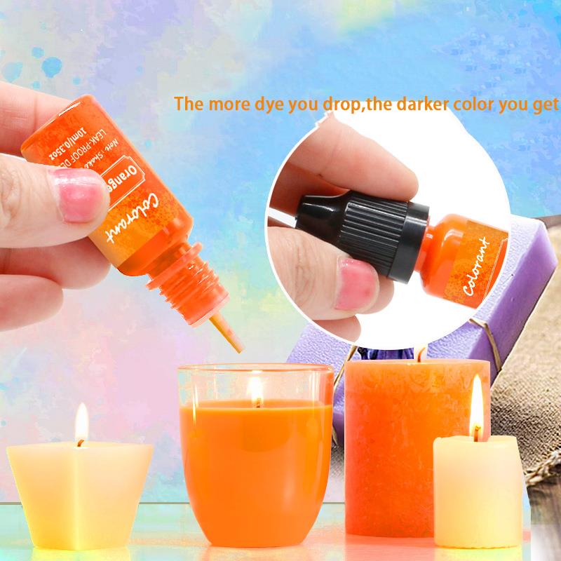 20 Colors 10ml Candle Wax Pigm - đánh giá và giá Candle Supplies Beeswax