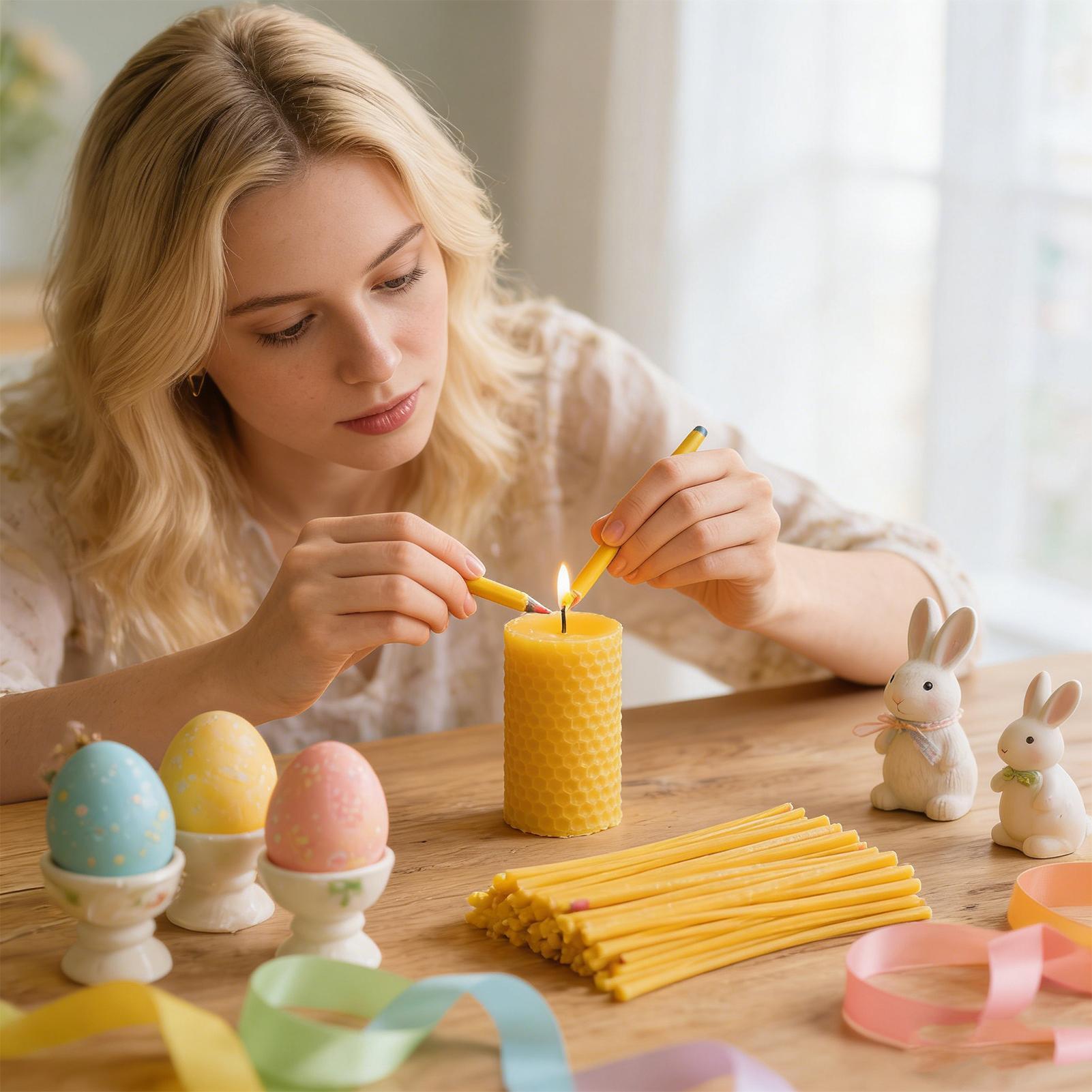 Egg Decorating Beeswax Sticks  - đánh giá và giá Candle Supplies Beeswax
