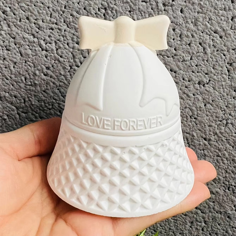 Christmas Bell Shaped Silicone - đánh giá và giá Candle Supplies Jars