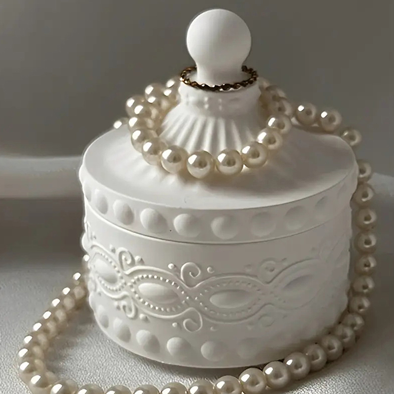 1set Striped Candle Jar Silico - đánh giá và giá Candle Supplies Jars