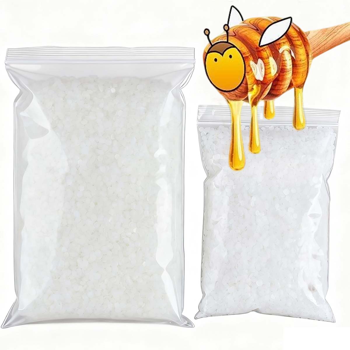 200g-1000g White Beeswax Pure  - đánh giá và giá Candle Supplies Beeswax