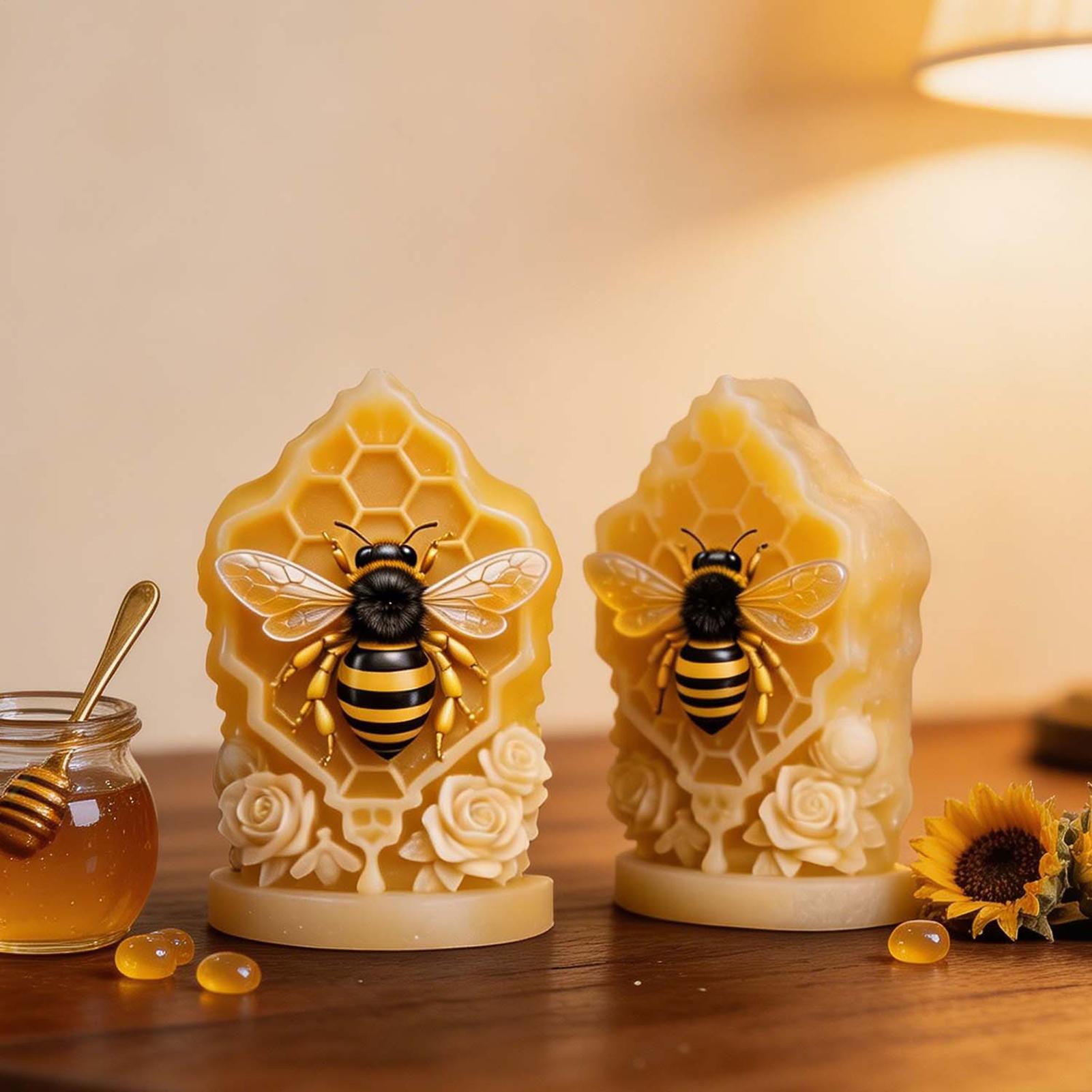 Honey Comb Silicone Mold 3D Ho - đánh giá và giá Candle Supplies Beeswax