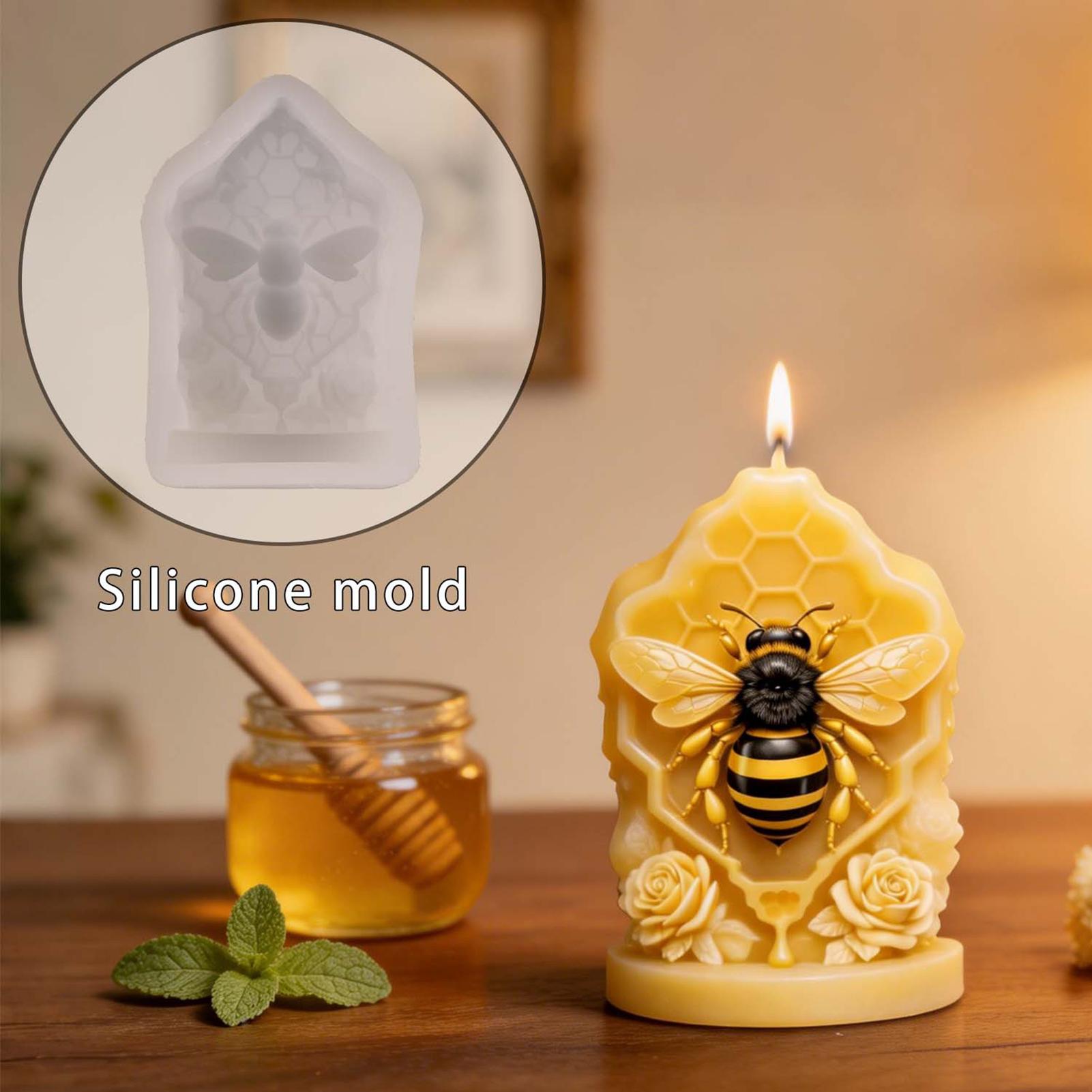 Honey Comb Silicone Mold 3D Ho - đánh giá và giá Candle Supplies Beeswax