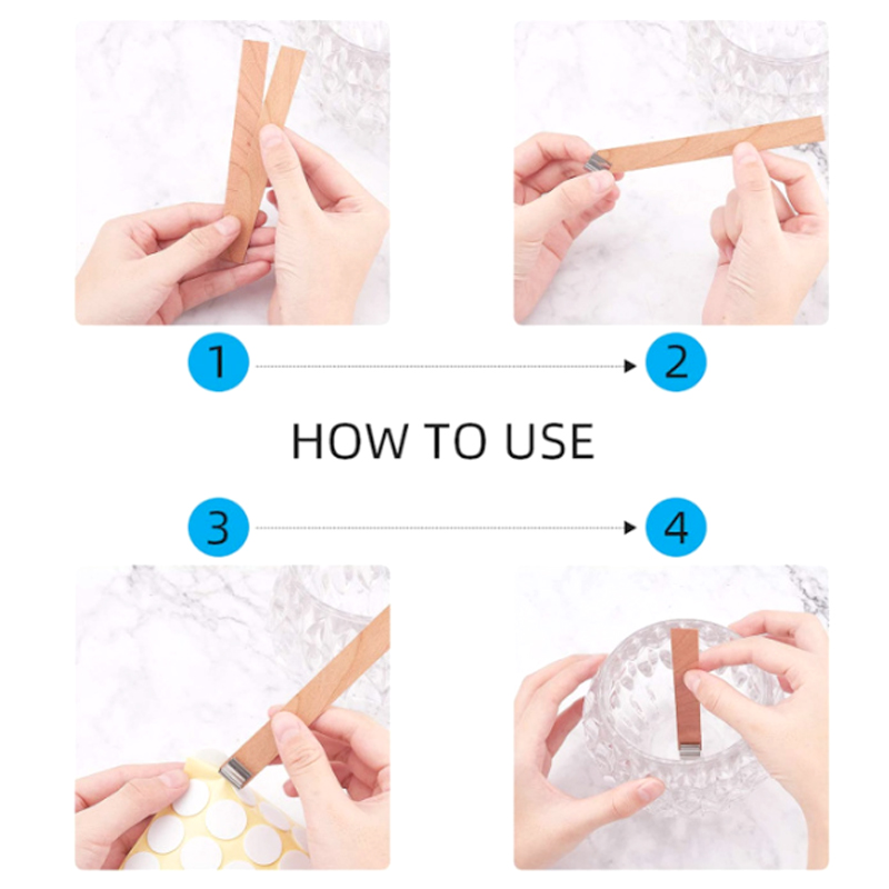 30pcs Wooden Candle Wicks Cand - đánh giá và giá Candle Supplies Jars