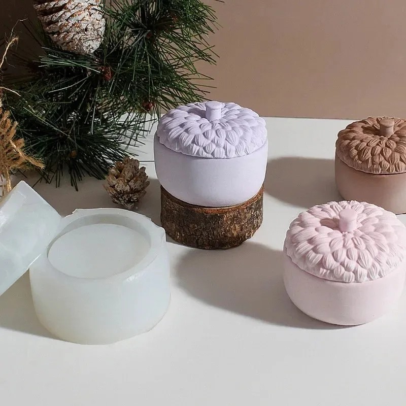 christmas pinecone shape silic - đánh giá và giá Candle Supplies Jars
