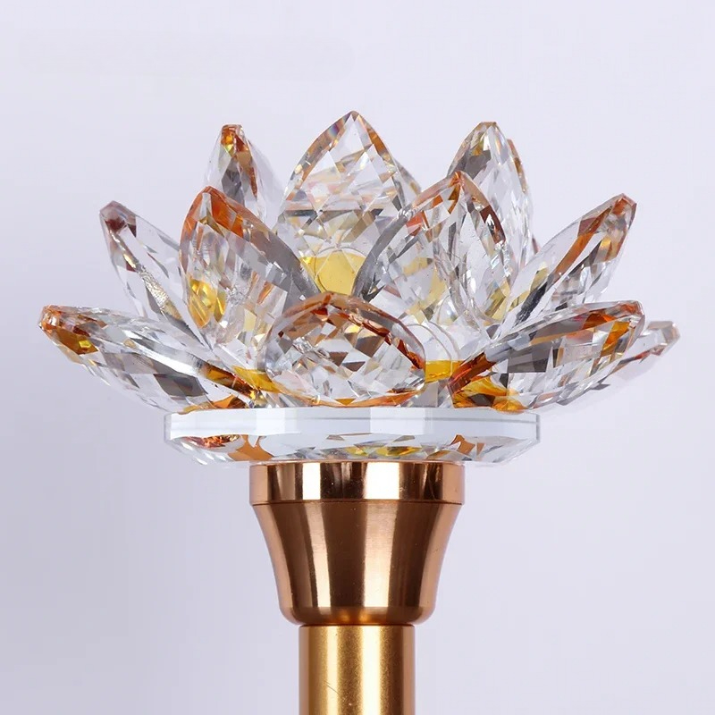 Colorful Glass Lotus Simulated - đánh giá và giá Candle Supplies Europe