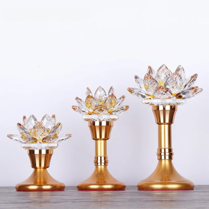Colorful Glass Lotus Simulated - đánh giá và giá Candle Supplies Europe