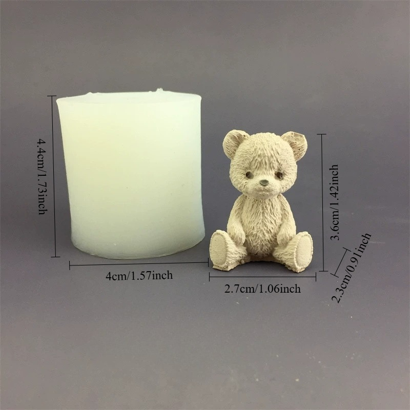 Cute Bear Honey Jar Silicone C - đánh giá và giá Candle Supplies Jars