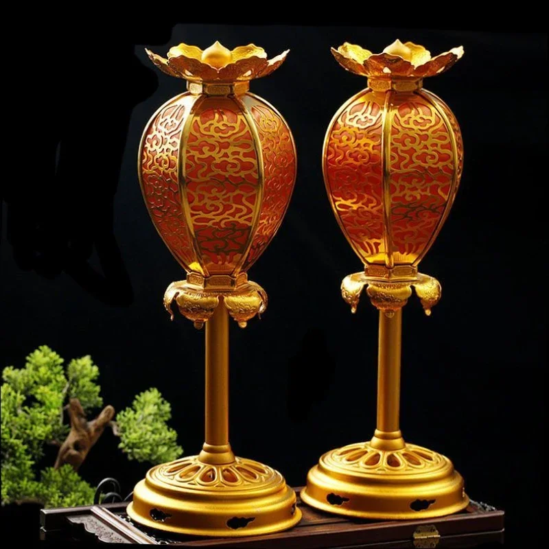 H24cm Aluminum gilded palace c - đánh giá và giá Candle Supplies Europe