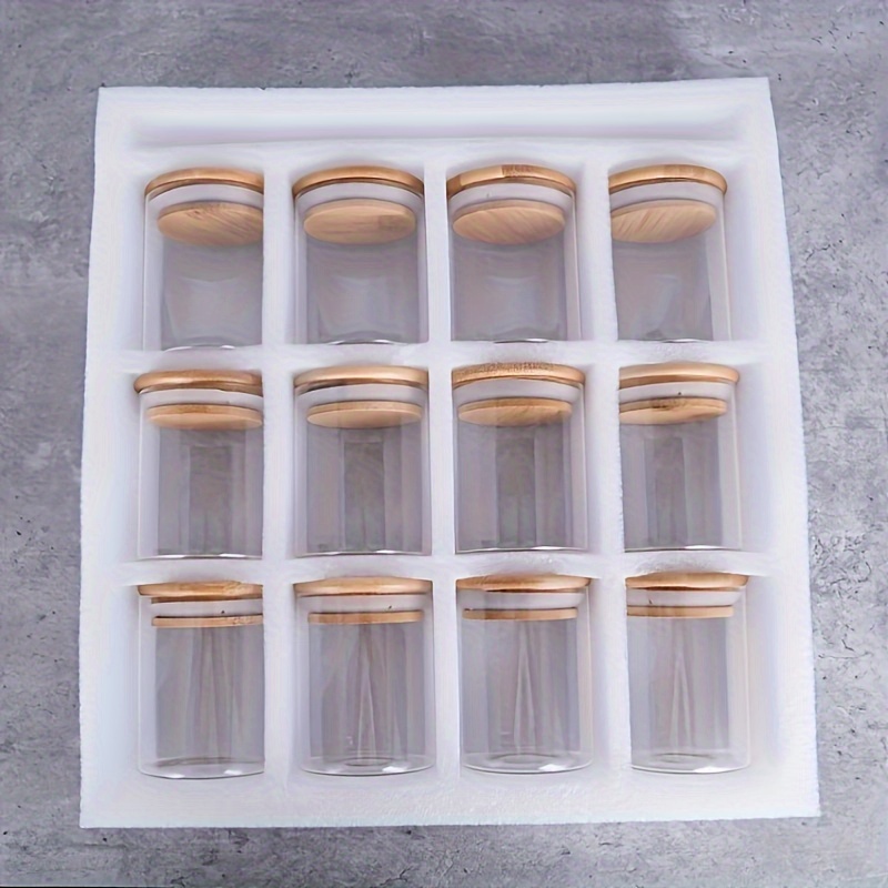 12Pcs Glass Spice Jars with Ba - đánh giá và giá Mason Jar 8Oz