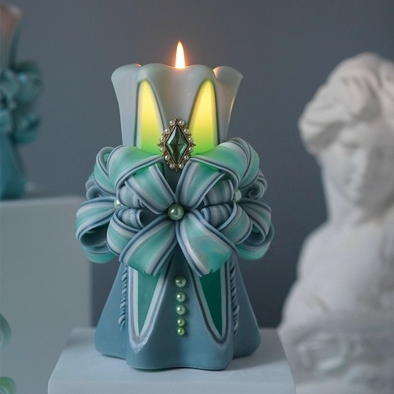 1KG Carved Scented Candle Raw  - đánh giá và giá Candle Supplies Beeswax